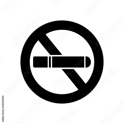 No smoking icon vector illustration
