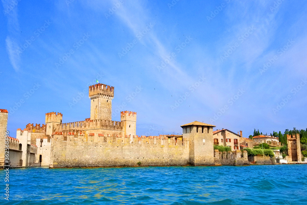 Italian Castle in a Lake