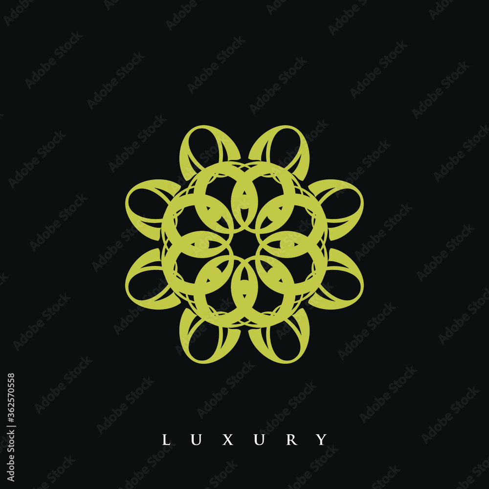 luxury abstract ornament logo luxury abstract ornament logo