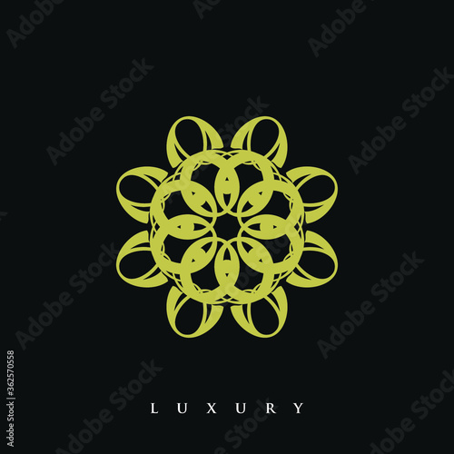 luxury abstract ornament logo