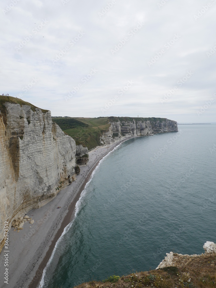 Falaise Etretat Mer Côte Panorama