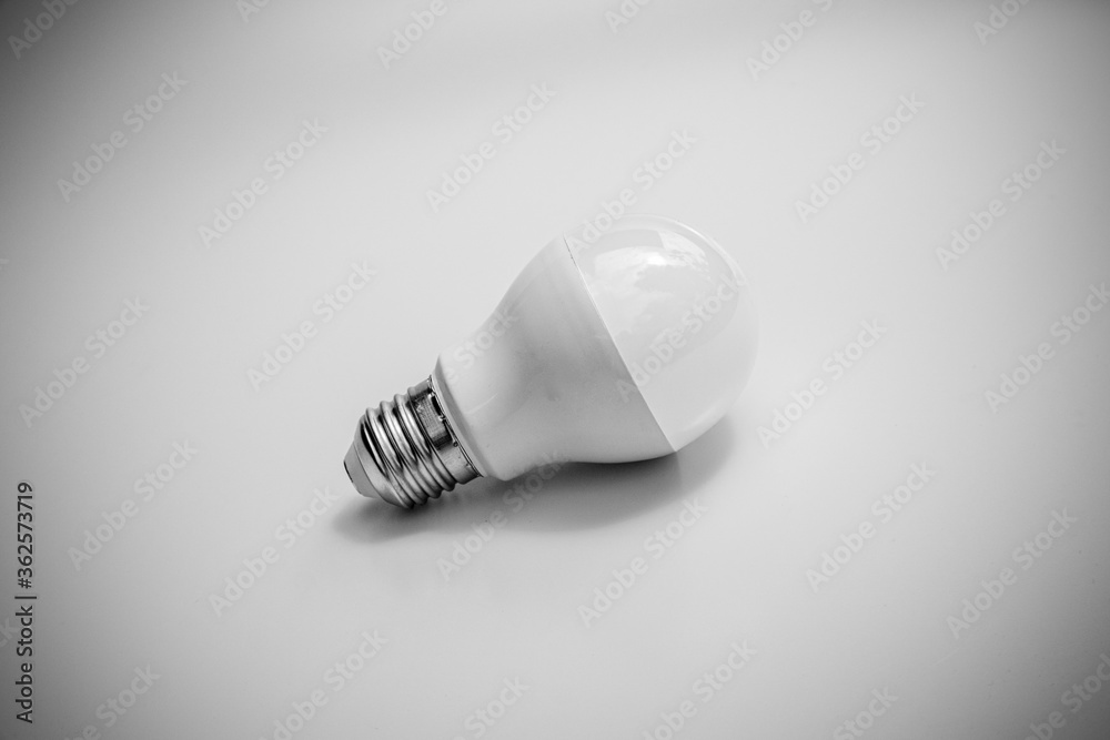 Light bulbs on a white background. Light bulbs on a white background.