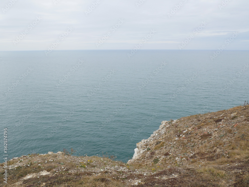 Falaise Etretat Mer Côte Panorama