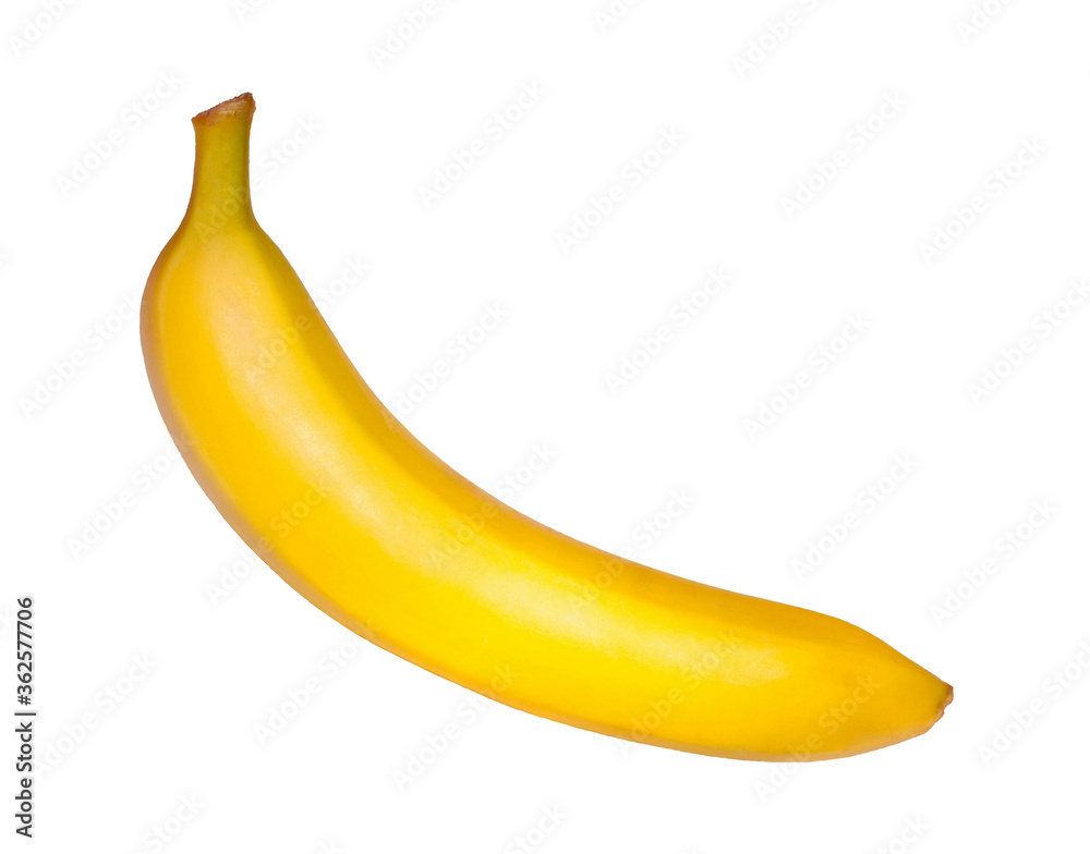 banana on white background