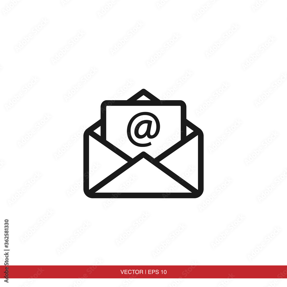 Mail icon vector Mail icon vector