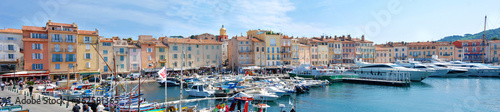 Hafen in der Bucht von Saint-Tropez, Panorama