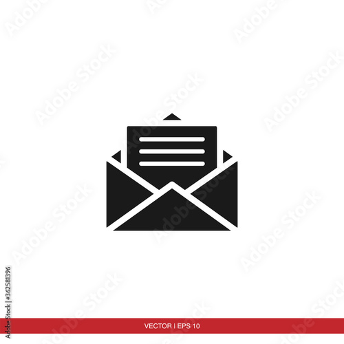 Mail icon vector
