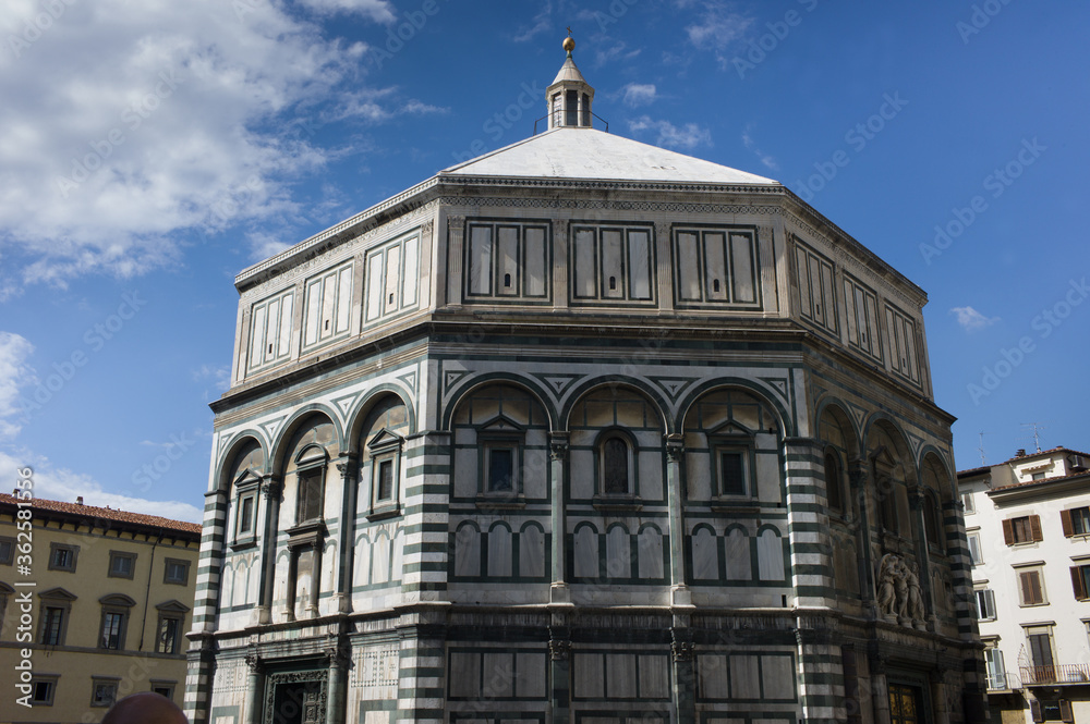 Baptistery of San Giovanni belonging to the Cathedral of Florence complex (Cattedrale di Santa Maria del Fiore) with Matroneum