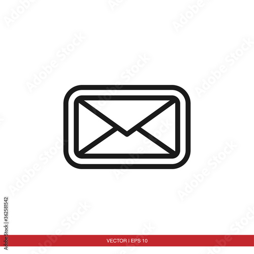 Mail icon vector