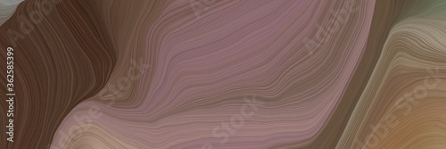 unobtrusive colorful modern soft swirl waves background illustration with pastel brown, very dark pink and old mauve color