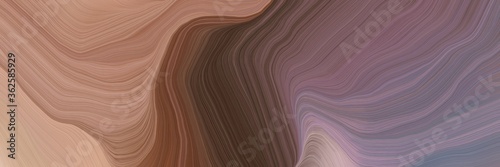 inconspicuous elegant curvy background illustration with pastel brown, rosy brown and old mauve color