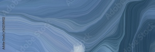 unobtrusive elegant modern soft curvy waves background design with slate gray, dark slate gray and pastel blue color © Eigens