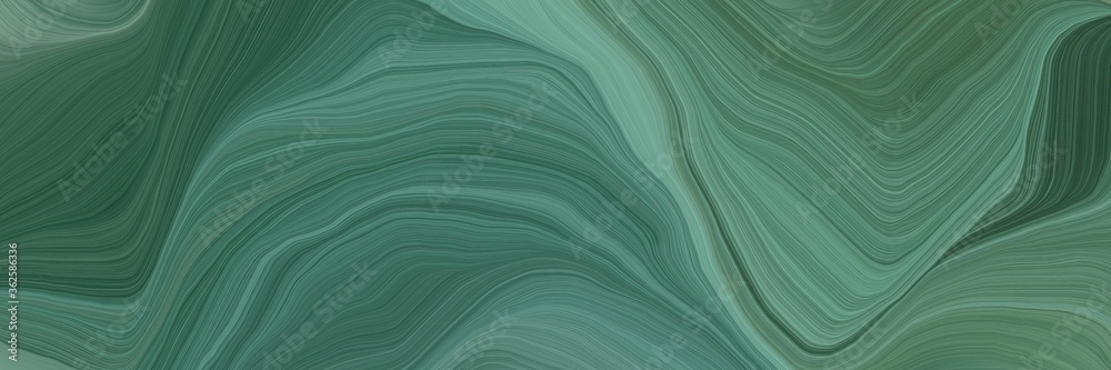 inconspicuous banner with colorful smooth swirl waves background illustration with sea green, cadet blue and dark slate gray color inconspicuous banner with colorful smooth swirl waves background illustration with sea green, cadet blue and dark slate gray color