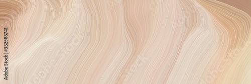 inconspicuous colorful modern soft curvy waves background illustration with baby pink, rosy brown and antique white color