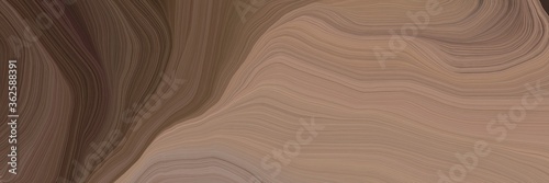 unobtrusive colorful modern soft curvy waves background design with gray gray, very dark violet and old mauve color