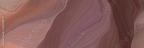 unobtrusive elegant smooth swirl waves background illustration with pastel brown, rosy brown and old mauve color