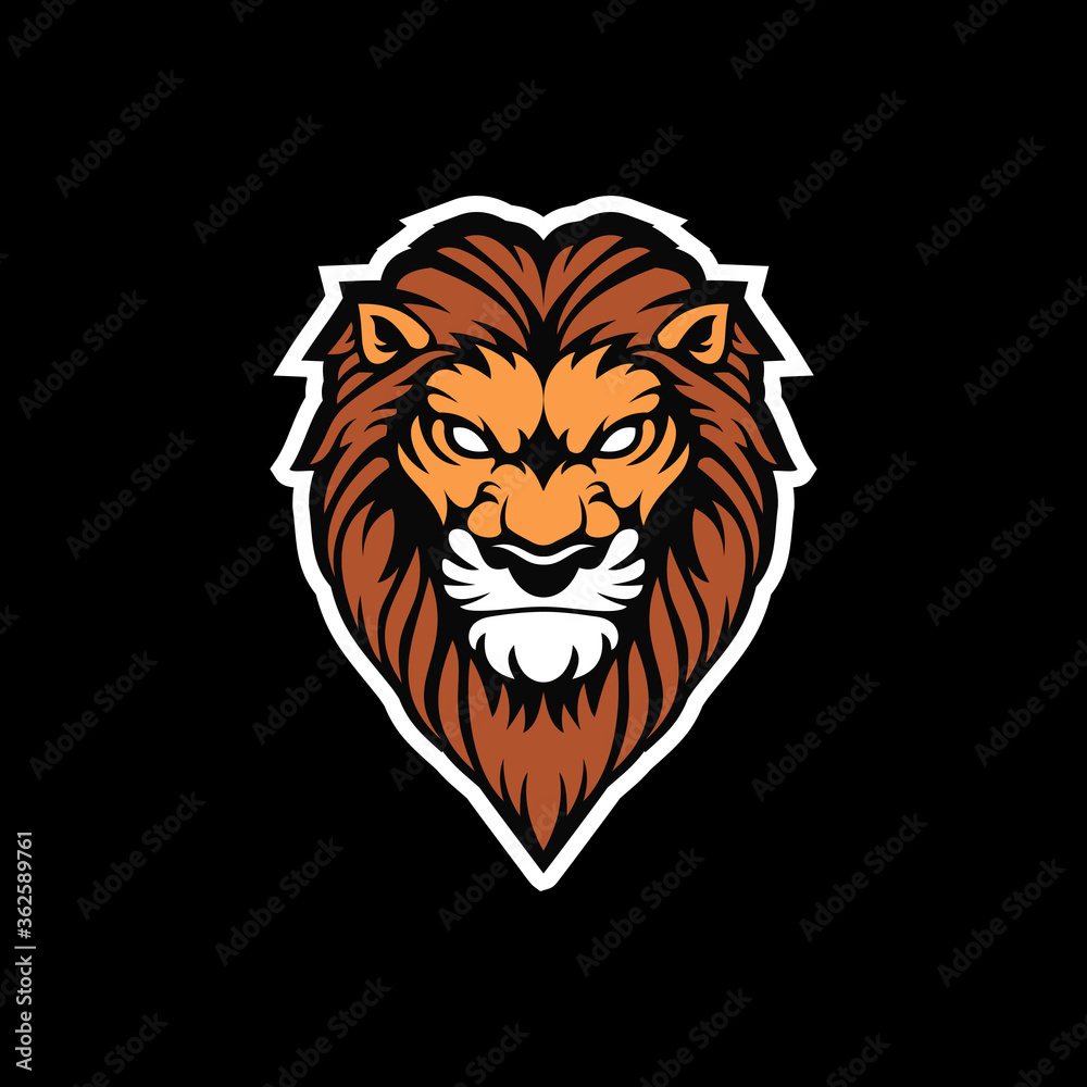 Lion head logo icon design Lion head logo icon design