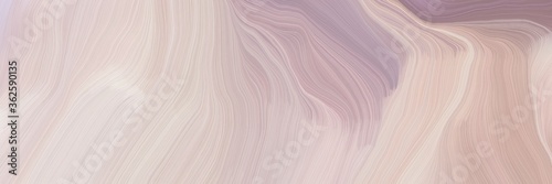 unobtrusive elegant abstract waves illustration with pastel gray, rosy brown and pastel purple color