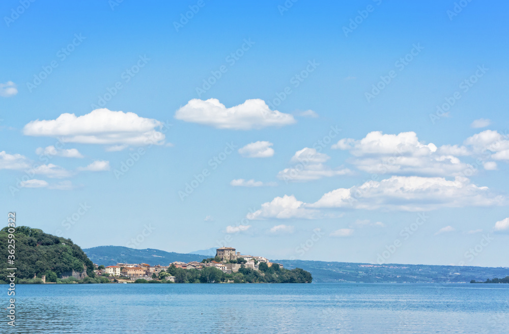 View of the  Bolsena Lake - Viterbo Italy