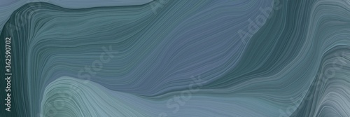 inconspicuous colorful curvy background illustration with teal blue, very dark blue and light slate gray color