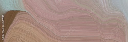 unobtrusive colorful smooth swirl waves background illustration with rosy brown, old mauve and dark gray color