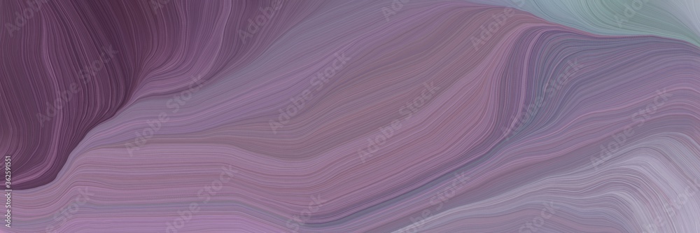 unobtrusive elegant modern soft curvy waves background design with gray gray, old mauve and pastel purple color