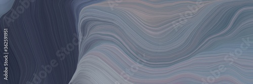 inconspicuous colorful modern curvy waves background design with slate gray, dark slate gray and dark gray color