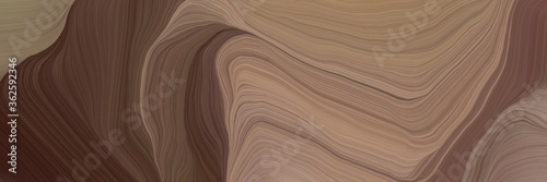 unobtrusive colorful modern curvy waves background design with pastel brown  very dark pink and rosy brown color
