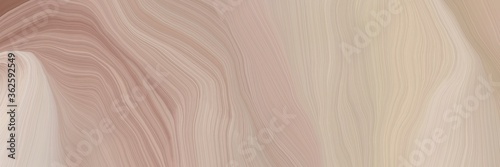 unobtrusive header with elegant modern soft swirl waves background illustration with tan, pastel brown and pastel gray color