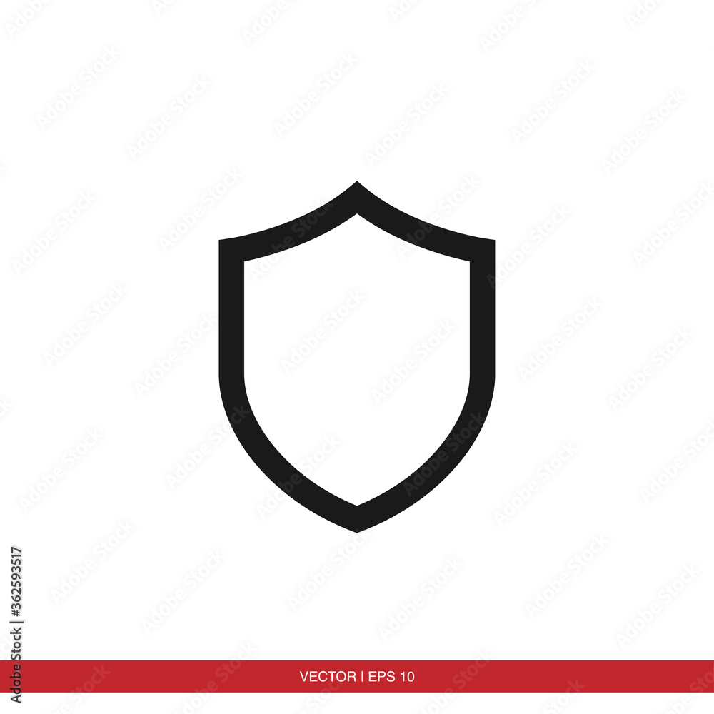 Shield icon vector Shield icon vector