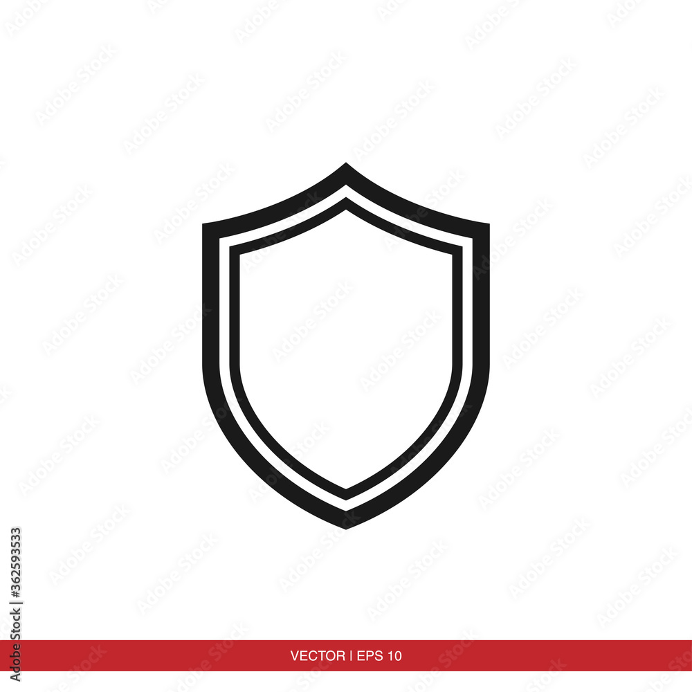 Shield icon vector Shield icon vector