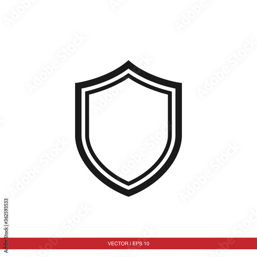 Shield icon vector