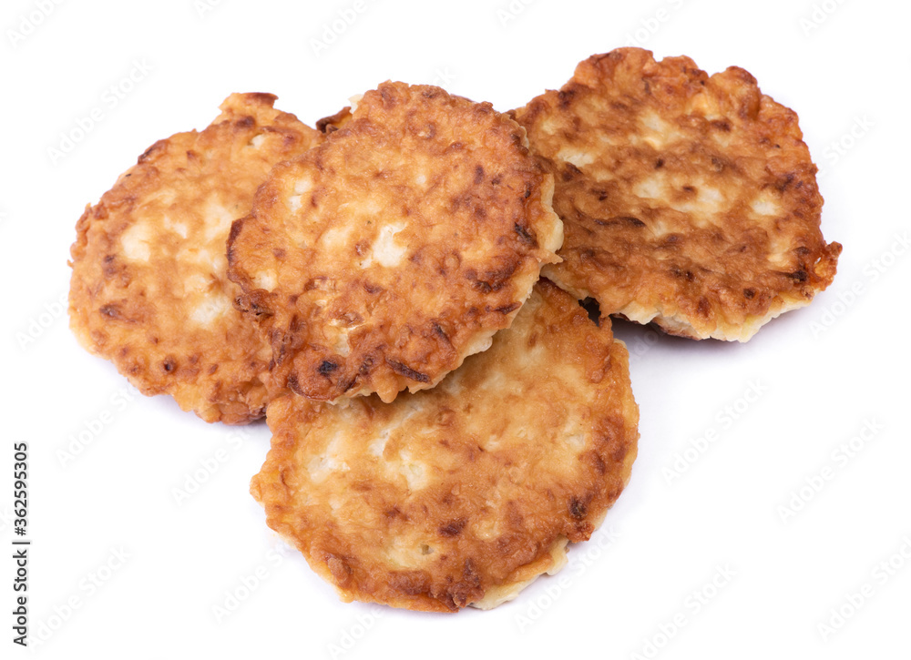 Group of delicious cabbage cutlets