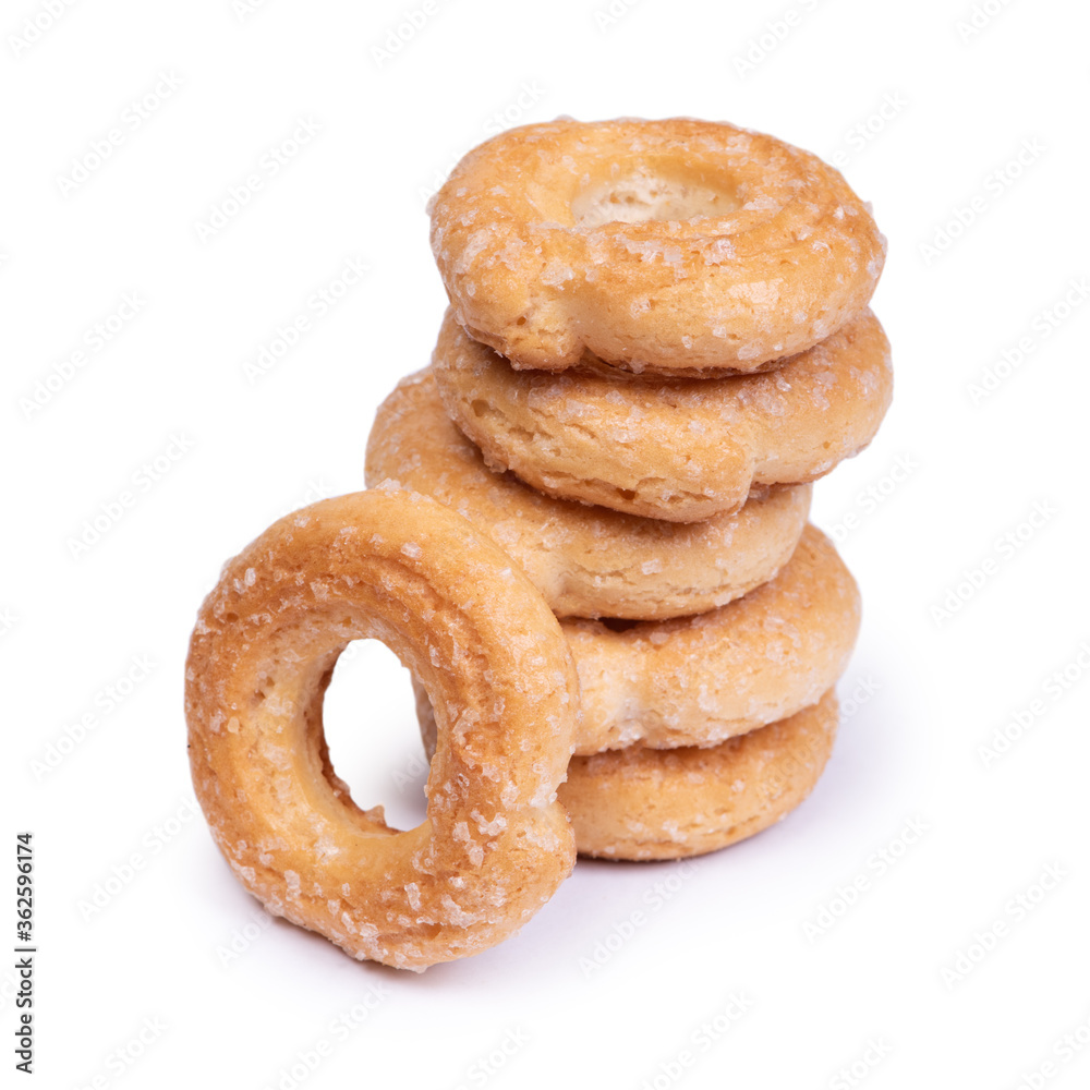 Group of dried donuts