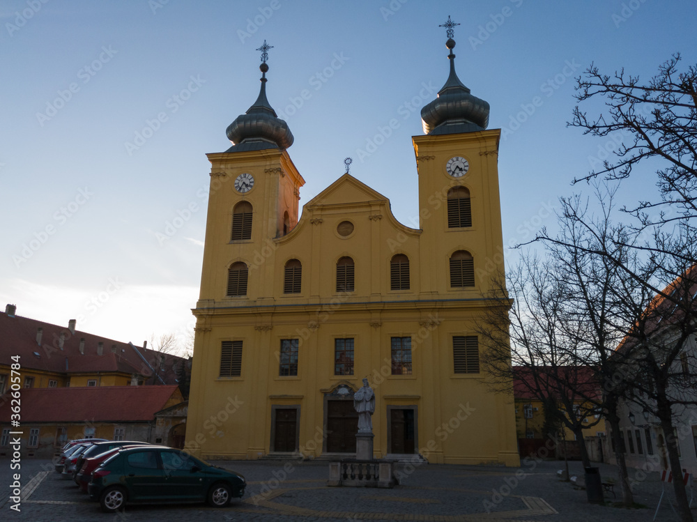 The Church of St. Michael within the walls of the medieval Osijek Fortress on the banks of the Drava. The Church of St. Michael within the walls of the medieval Osijek Fortress on the banks of the Drava.