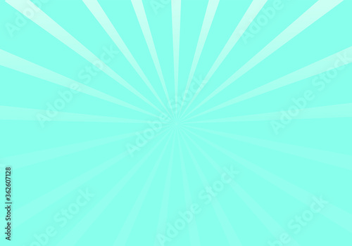 Radial stripes background. Trendy blue and yellow striped background. Soft backdrop with gradient for wallpaper, cover and sun template. Light line, abstract sun ray burst. Vector illustration art
