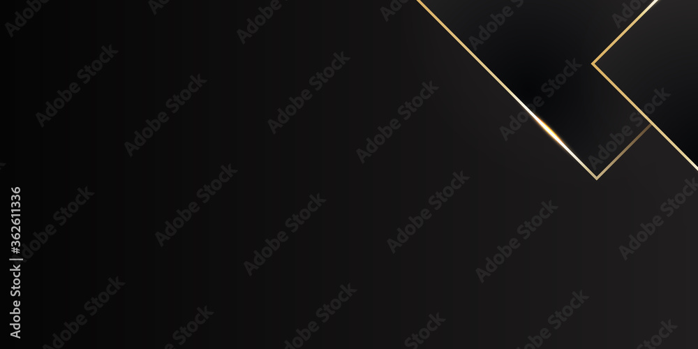 Golden lines black abstract background. Golden lines black abstract background.