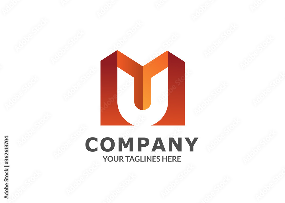 Initial Letter UM Logo Design Vector Template. MU Letter Logo Design, illustration vector design Initial Letter UM Logo Design Vector Template. MU Letter Logo Design, illustration vector design