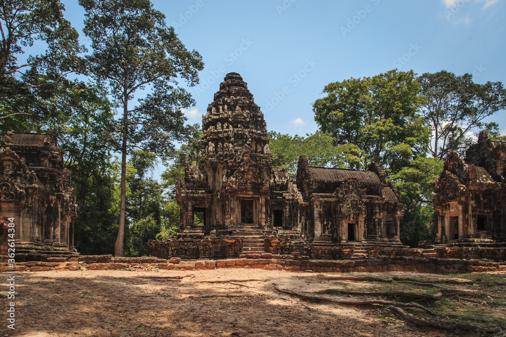 Ancient temples of Angkor. Ancient temples of Angkor.