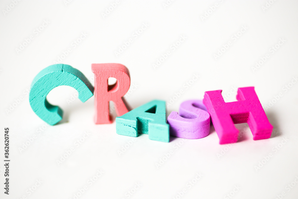 Crashed lettering Crashed lettering