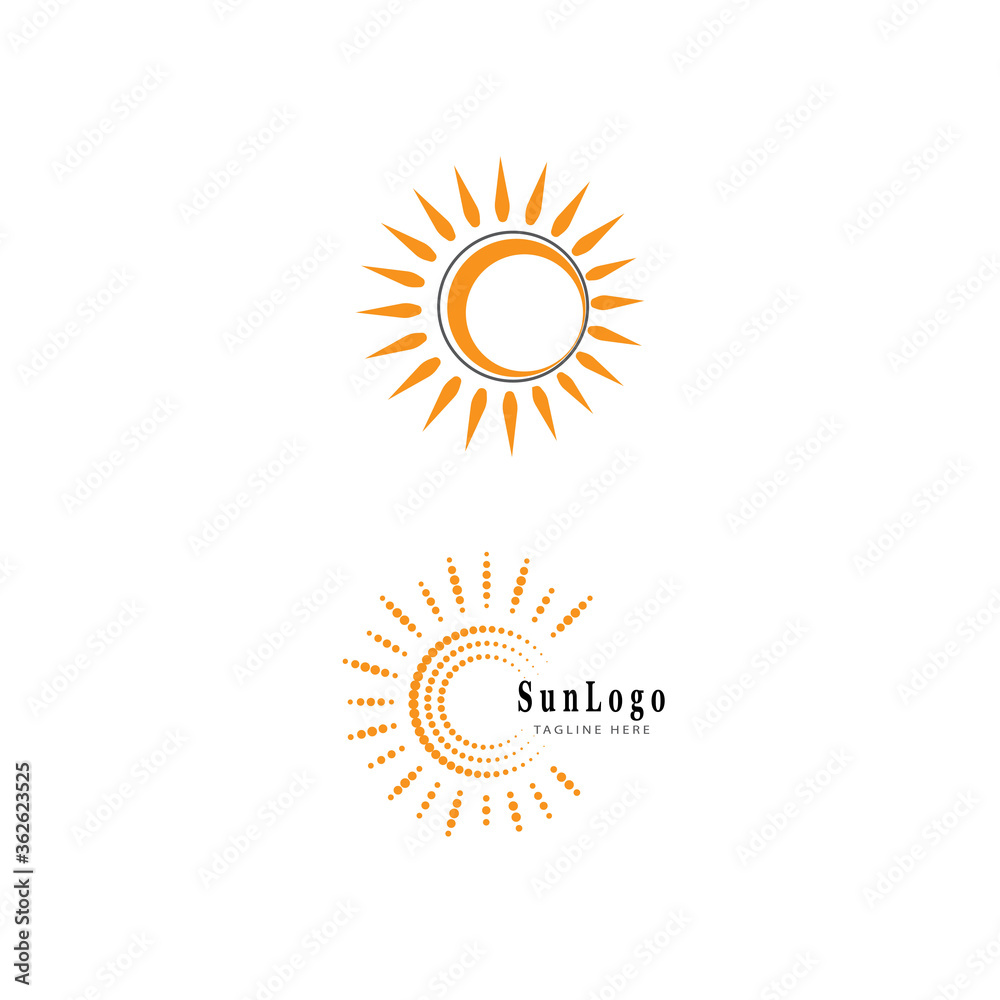 Fototapeta premium Sun Vector illustration Icon