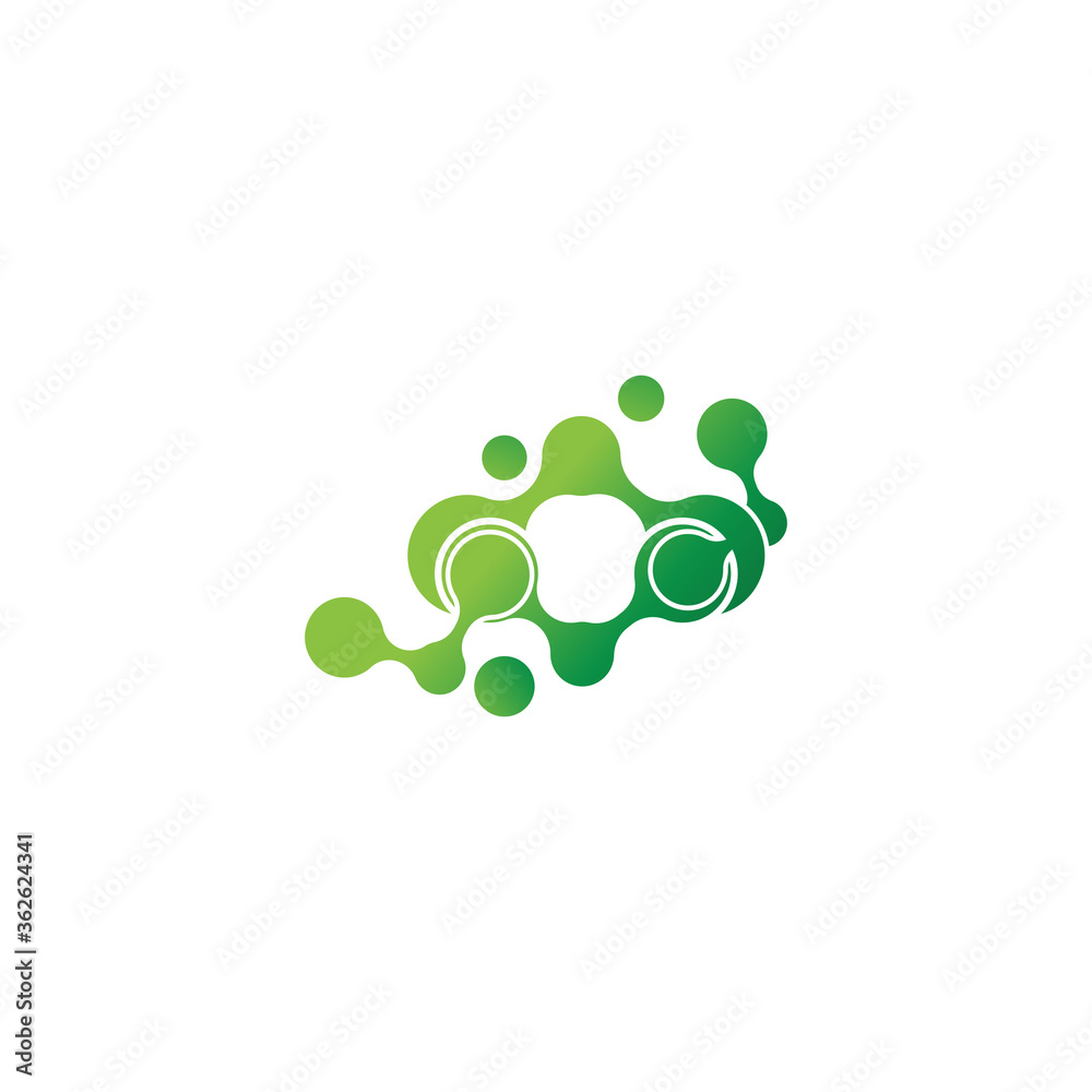 Molecule vector illustration design Molecule vector illustration design