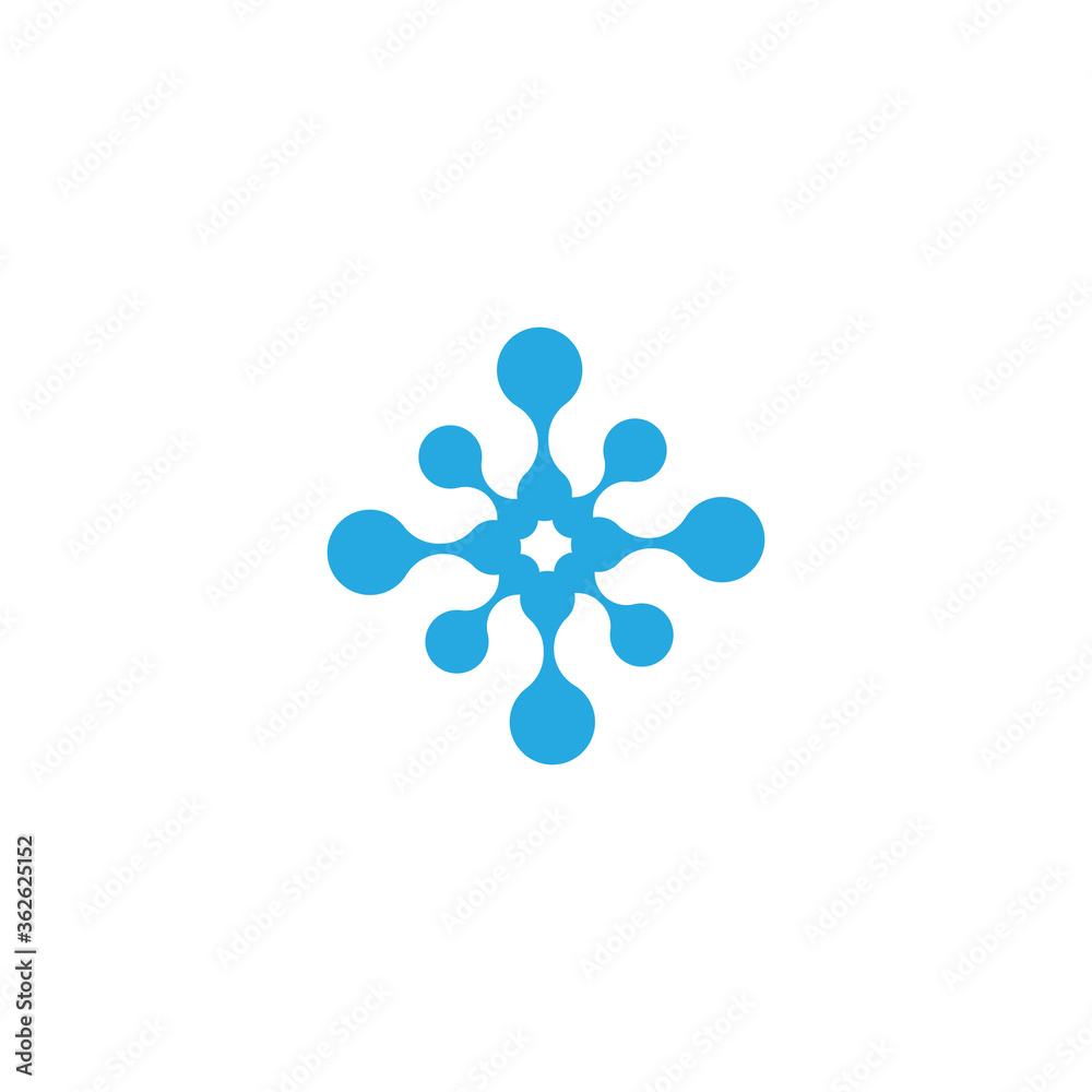 Molecule vector illustration design Molecule vector illustration design