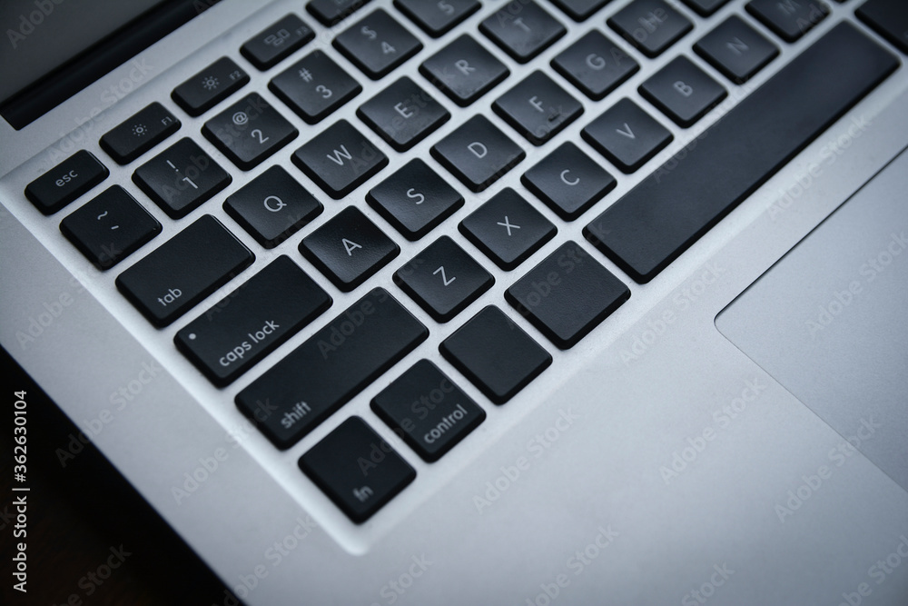 Close up of a laptop keyboard Close up of a laptop keyboard