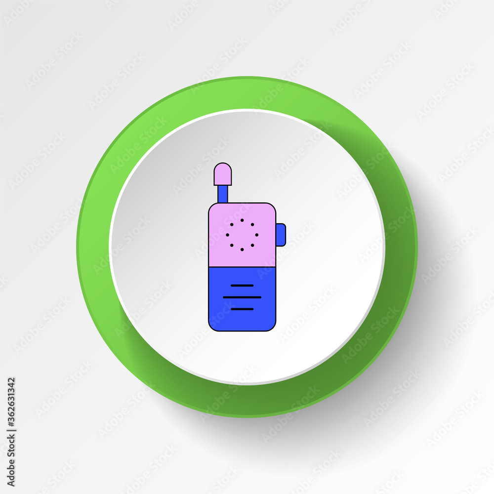 cartoon baby phone toy colored button icon. Signs and symbols can be used for web, logo, mobile app, UI, UX cartoon baby phone toy colored button icon. Signs and symbols can be used for web, logo, mobile app, UI, UX