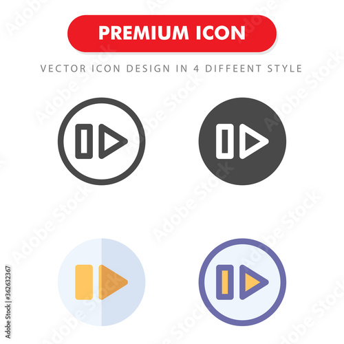 next icon pack isolated on white background. for your web site design, logo, app, UI. Vector graphics illustration and editable stroke. EPS 10.