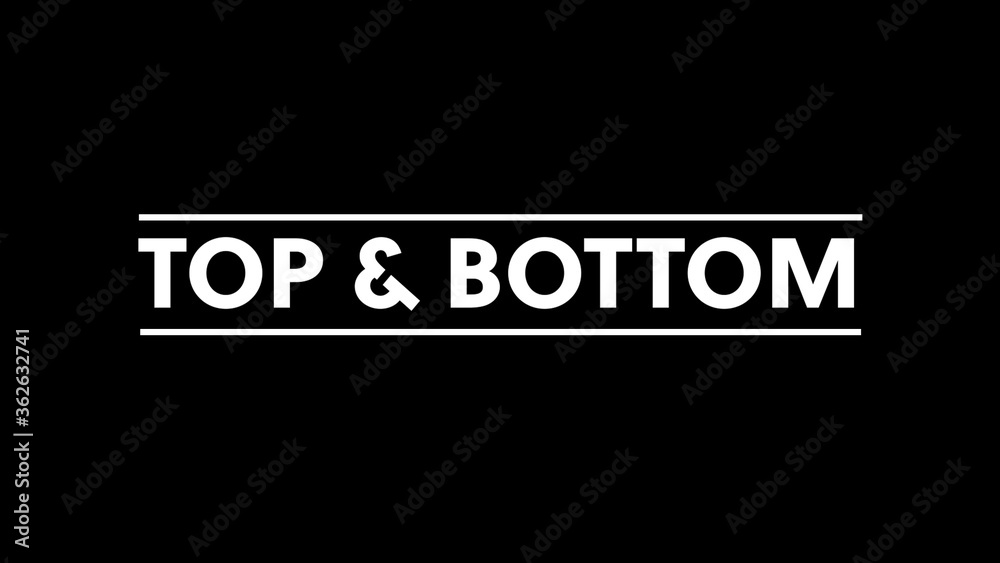Top and Bottom Lines Title Stock Template Adobe Stock