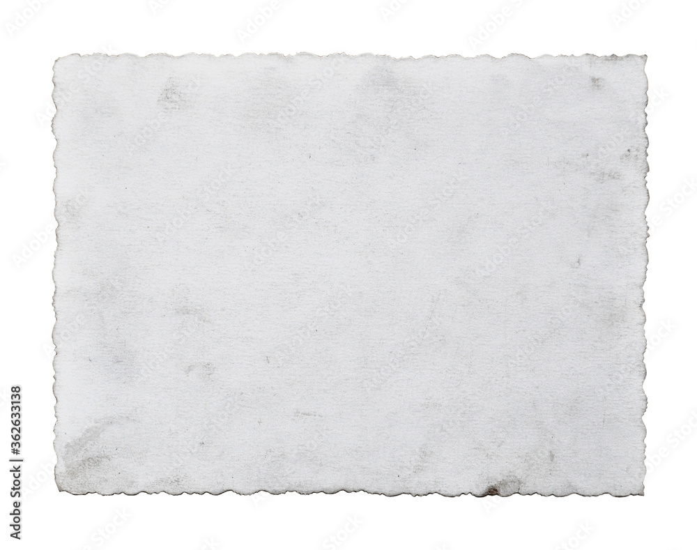 Fototapeta premium Blank photo isolated on white