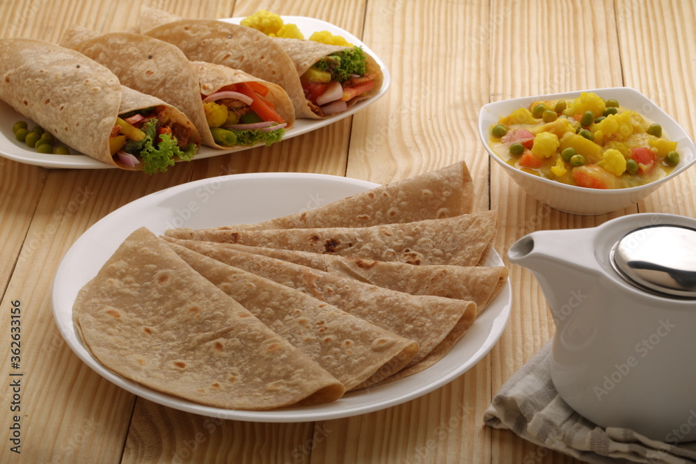 Chapathi_ Indian flat bread Chapathi_ Indian flat bread