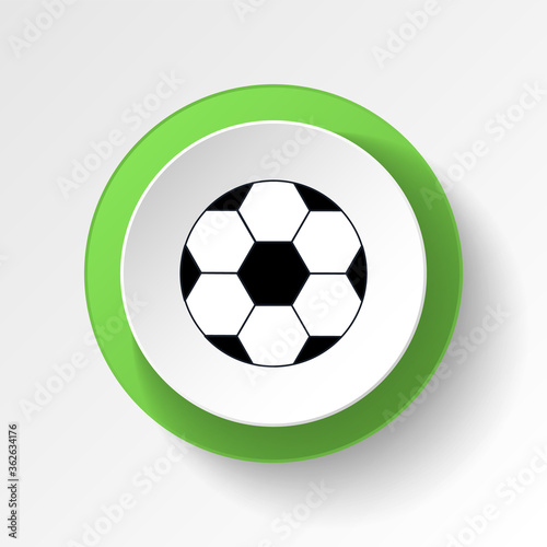cartoon ball toy colored button icon. Signs and symbols can be used for web  logo  mobile app  UI  UX